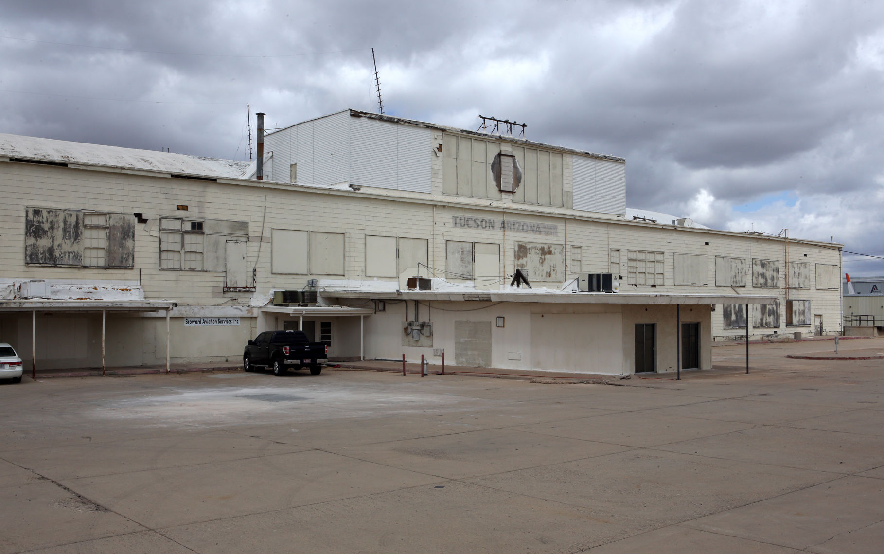 Then and Now: Tucson Airport terminal